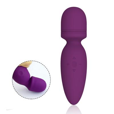 China Yetrun 1.5H/2H Women Sex Toys Waterproof Silicon USB Charging Strapless Portable Magic Wand Massager Clit Nipple Stimulate AV Vibrator for sale