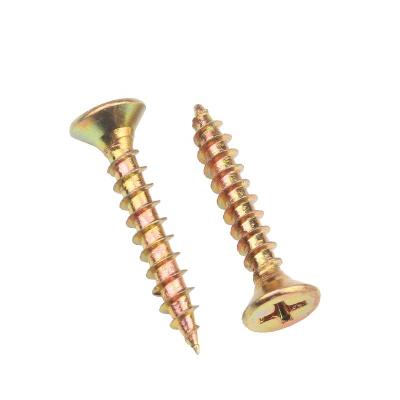 China OEM Fastener Manufacturer DIN 7505 Chipboard Screws Flat Furniture Screws Decoration for sale