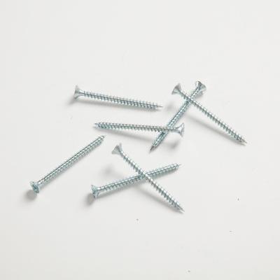 China Wholesale China Manufacturer Zinc Flat White Color Chipboard Self Tapping Screws With Lowest Price for sale