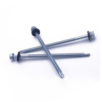 China HEX Customized Services Provide Hex Self Drilling Head Screws With EPDM Seal Roofing Screws for sale