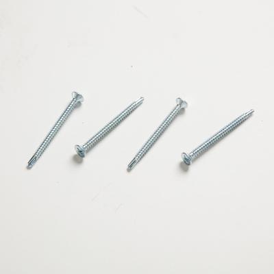 China DIN7504P Hilex CSK SDS Flat Screw With Six Ribs Window And Door Screws for sale