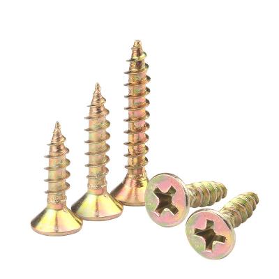 China DIN 7505 Pozi Flat Chipboard Screw MDF Screw High Quality High Quality Carbon Steel for sale