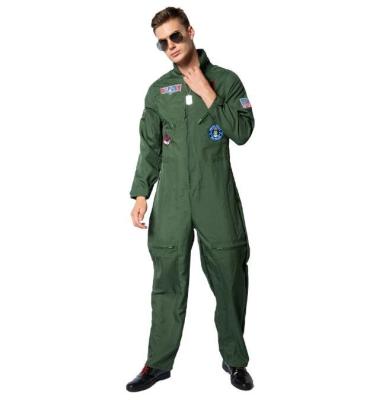 China TV & Movie Costumes 2023 Top Gun Flight Up Fighter Jet Pilot Costume Mens Costume Halloween Party Kids Costume for sale