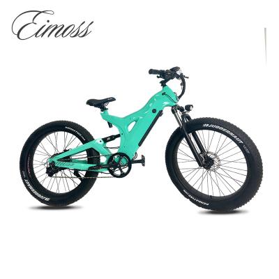 China Hot Selling Aluminum Alloy Fat Tire Carbon Fiber Electric Bike With Hidden Battery for sale