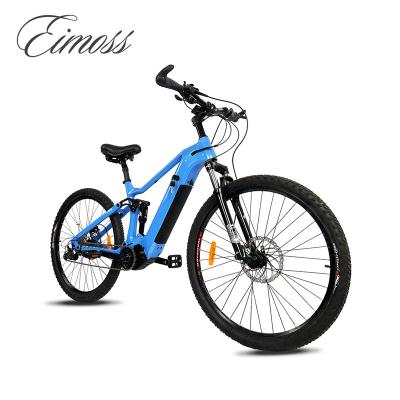 China Carbon Fiber 27.5inch Mountain Carbon Ebike Mid Drive Electric Bike Belt Drive for sale