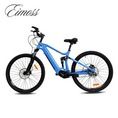 China Electric Frame Full Carbon Fiber Mtb Bike Suspension E-Bike With Hidden Battery for sale