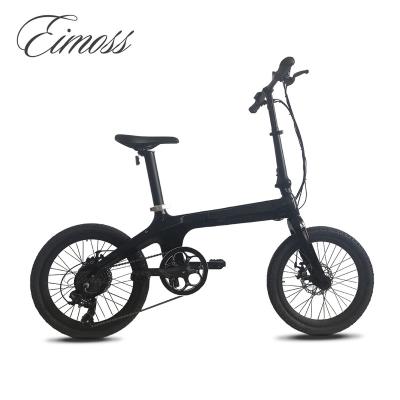 China 20inch Carbon Fiber Sight Bike City E-Bike 36v Motorcycle Carbon Fiber Folding Electric Bike for sale