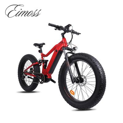 China High Quality Mid Mountain Electric Drive Full Suspension Aluminum Alloy Bike Ebike Bicycle for sale