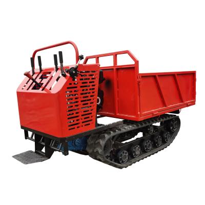 China High Quality Cast Steel 13# Mini Farming Multifunctional Rubber Crawler Transport Vehicle for sale