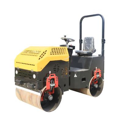 China Double Drum Vibratory Roller Compacting Asphalt Mini Roller Price 1 Ton for sale