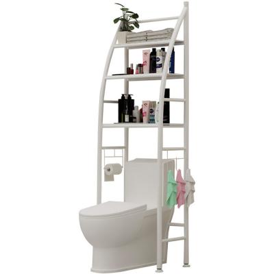 China 3 Layers Metal Shelf Workable Over Toilet Space Saving Storage Rack For Bath Room for sale