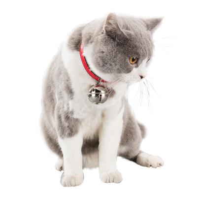 China Viable Collar Cat Dog Lovely Floral Adjustable Pet Collar With Bell for sale