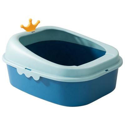 China Large Viable Cat Litter Box With Lid Closed Multifunctional Space Large With Cat Litter Scoop Drawer Type Cat Litter Pan Easy To Scoop for sale