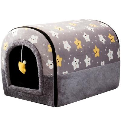 China Small Sustainable Pet House Cat Dog House Indoor Non-slip Waterproof Easy To Assemble Removable And Washable for sale