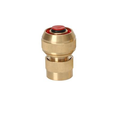 China Pump Brass Connector Copper Connector Water Pipe Home Appliance Quick Connector for sale