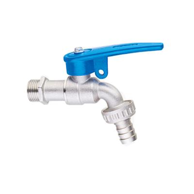 China General Garden Hose Faucet Ball Valve Bibcock / Lockable Outdoor Water Faucet Garden Faucet for sale