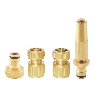 China Automotive Industry Garden Hose Connector Set Connector Brass Garden Hose Garden Sprinkler Nozzle for sale