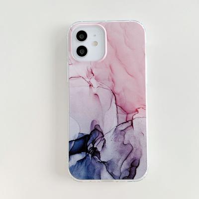 China Mobile Phone Shockproof Accessories Phone Case Marble Blossom Pattern For iPhone 11 7/8 Pro Inclusive Soft Shell 12/13 Max Phone Case for sale