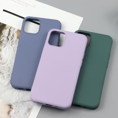 China 2022 New Product Shockproof Cover Liquid Silicone Phone Case Cell Phone Bags and Cases For iphone 12 max phone case iphone 13 pro le pro for sale