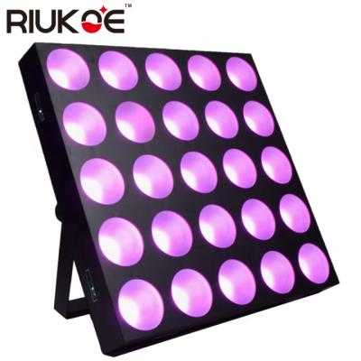 China Party Led Matrix 5x5 Stage Cob Light Matrix 25x10w Rgbw Dmx Led Blinder For Background On Stage Light for sale