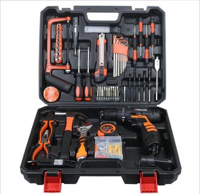 China Professional Custom Auto Household Hardware Power Repair Hardware Tools Car Impact Drill Bits Electric Tool Box Set for sale