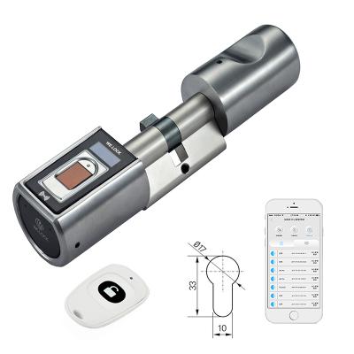 China APP WE.LOCK home security wifi control smart fingerprint padlock portable door lock for sale