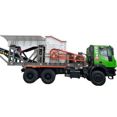 China Construction Waste Crusher 1214 Mobile Crusher 100t/h Cement Construction Waste Concrete Waste Crusher for sale