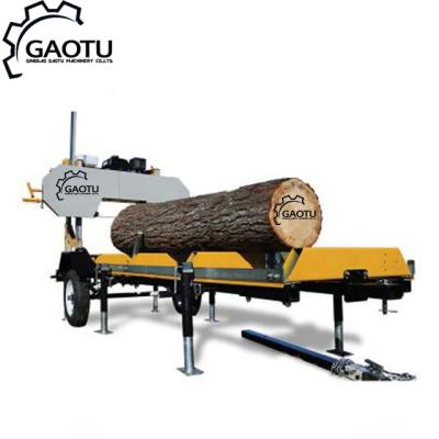 China Factory Horizontal Diesel Log Portable Band Sawmill For Log for sale