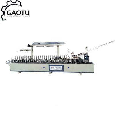 China Hotels Cold And Hot Glue Profile Wrapping Machine for sale