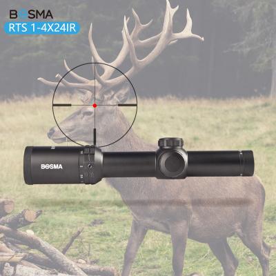 China BOSMA Aircraft-Grade Aluminum Ready To Board Nimrod 1-4X24IR INFRAR Optics For Hunting Optics Scope Long Range Aiming Dot Wire Tactical Reticle for sale