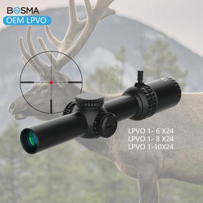 China Aircraft-Grade BOSMA-OEM LPVO Scope Telescopic Sight Aluminum Military Scopes Waterproof FogProof Shock Proof Binoculars for sale