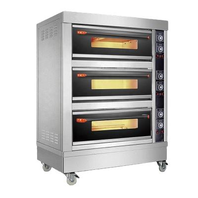 China Commercial Supply Hot Selling Baking Oven Food Stainless Steel Pizza Oven Commercial Electric Bread Oven for sale