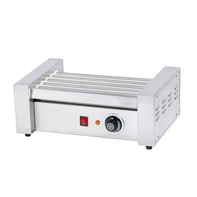 China Hotels 5-11Roller Commercial Electric Grill Cooker Hot Dog Machine Stainless Steel Hot Dog Grill Roller Machine for sale