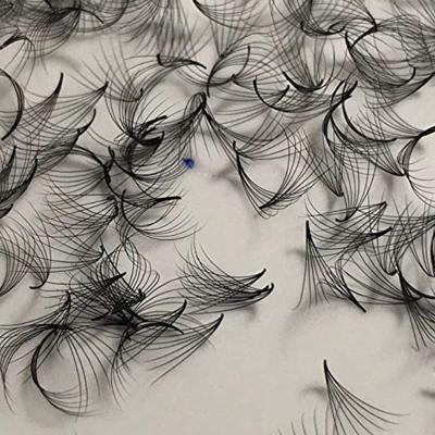 China Long Different Natural Eyelash Extensions For Salons Private Label Mink Eyelash Fans Pre-made Loose Pre-fan Lash Permanent Eyelash Extension for sale