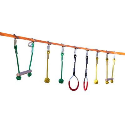 China Durable Professional Outdoor Kids Amusement Obstacles Hanging Obstacle Course for sale