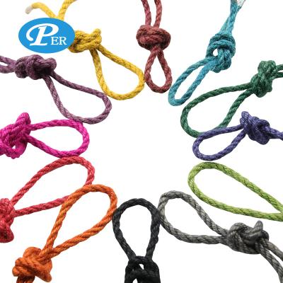 China Christmas Twisted Jute Hemp Twist Rope Decoration Twine Gift Wrapping Rope For DIY Crafts Decoration 6mm-50mm As Requested for sale