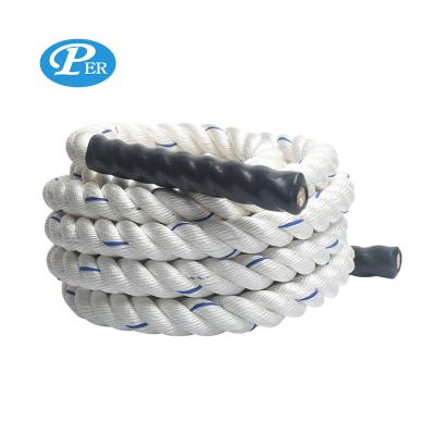 China Power Forming Poly Polyester /MMA Dacron Battle Rope For Muttahida Majlis-e-Amal Strength Training for sale