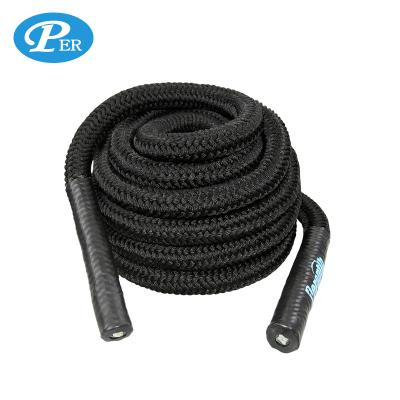 China Hot Sale Portable Gym Workout Strength Training Rope Battle Rope Training for sale