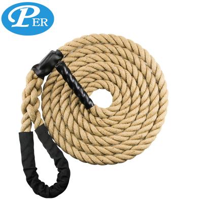 China High Quality Durable Hemp Gym Training Equipment Good Quality GYM Climbing Rope for sale