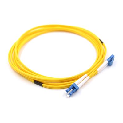 China FTTX FTTH OS2 G.657A1 3.0mm LSZH SM LC UPC fiber optic connector LC/UPC to LC/UPC fiber patch cord for sale