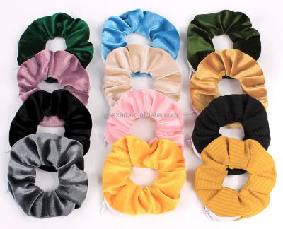 China Fashionable Elastic Hair Bands Velvet Hair Scrunchies Elastic Hair Band for Women or Girls Great Gift for Birthday Party Hanksgiving for sale