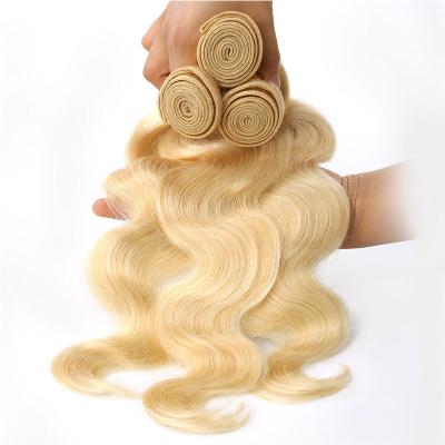 China Jerry Curl Wholesale Hair Bundles Free Sample Hair Extension 613 Blonde Hair Unprocessed Vendors for sale