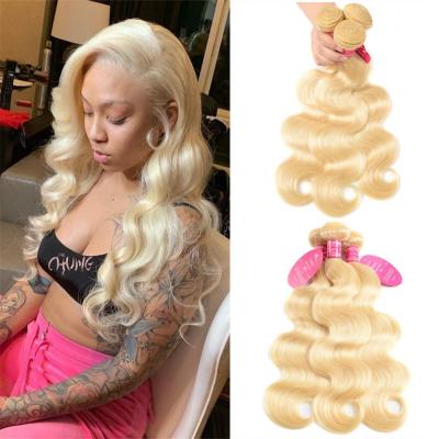 China Jerry Curl 613 Virgin Blonde Hair, Cuticle Aligned Hair Bundles With Frontal, 613 Virgin Blonde Hair Bundles for sale