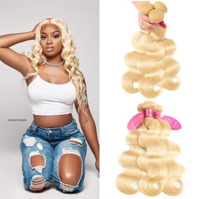 China Jerry Curl 613 Virgin Blonde Hair, Cuticle Aligned Hair Bundles With Frontal, 613 Virgin Blonde Hair Bundles With Closure for sale