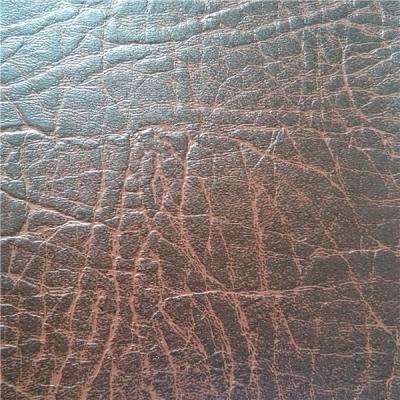 China PVC Leather for Amplifiers,#MS-1868-041P2,Black with Coffee for sale