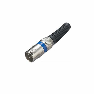 China XLR Connector,3 Pins with Nickel Contacts.Rohs. MS-A053N-3P for sale