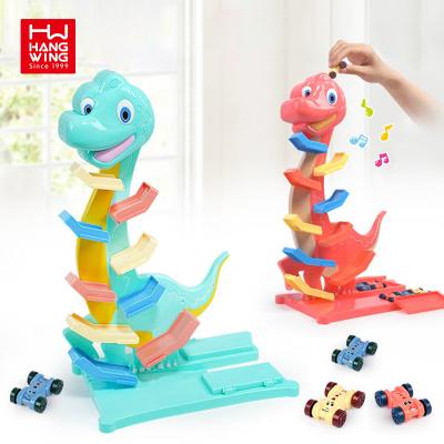 China New Design Parent-children Interactive Colorful Educational Toys Preschool Logic Training Fun Dinosaur Racing Way for sale