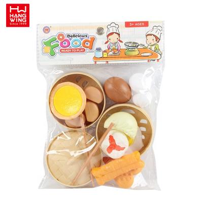 China Plastic Plastic Food Play Set Kids Kitchen Toys Food Toy For Girls for sale