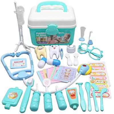 China Eco-friendly Material Educational Doctor Set Toy Kit Sets Promotion Kids Toys Pretend Play Doctors Gift for sale