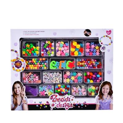 China Prentendre Play Kid Toys DIY Beads Unlock Alphabet Kits and Jewelry Set for sale